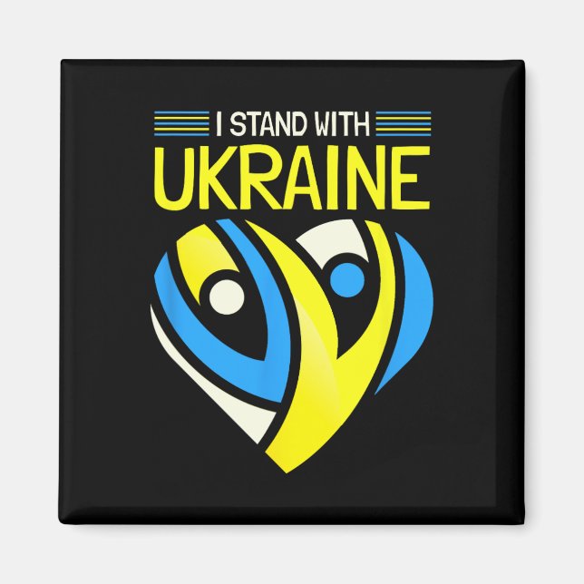 Íman Fique Com A Bandeira Da Ucrânia Anti-Putin Diga Nã (Frente)