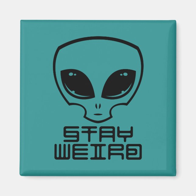 Íman Fique estranho Alienígena (Frente)