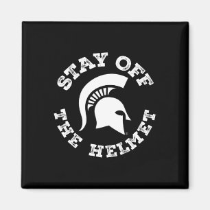 Íman Fique Fora do Capacete - Michigan State Spartans S