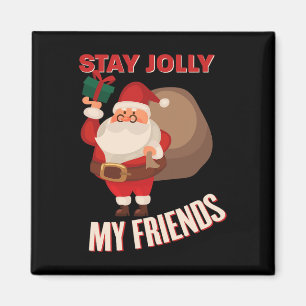 Íman Fique Jolly Meus Amigos Feriado Legal de Natal Cos