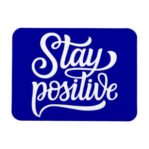 Íman Fique Positivo Azul