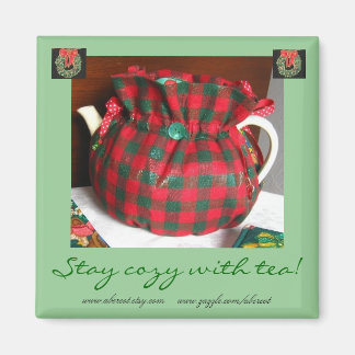 Íman Fique tranquilo com o Tea Christmas Magnet