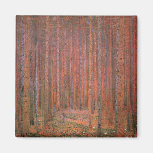 Íman Fir Tree Forest (por Gustav Klimt)