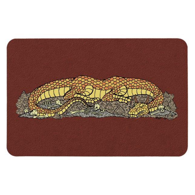 Íman Fire Drake em Rest (Horizontal)