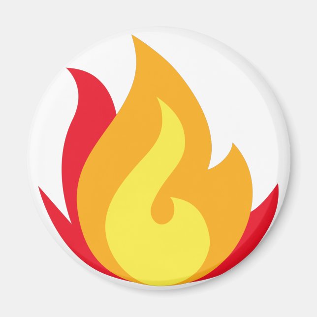 Íman Fire Emoji Magnet  (Frente)