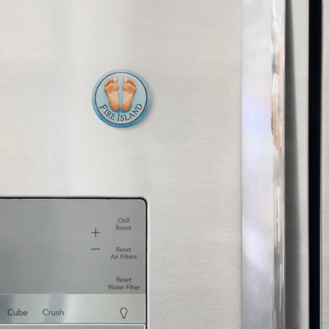 Íman Fire Island barefoot & fancy free Funny fridge (In Situ (Fridge))