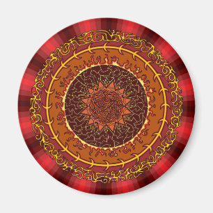 Íman Fire Mandala Magnet