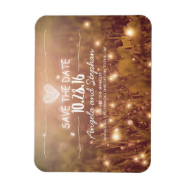 Íman Fireflies Nature Whimsical Save Date