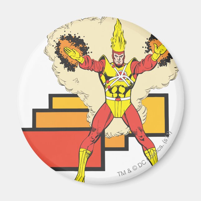 Íman Firestorm Em Seu Elemento (Frente)