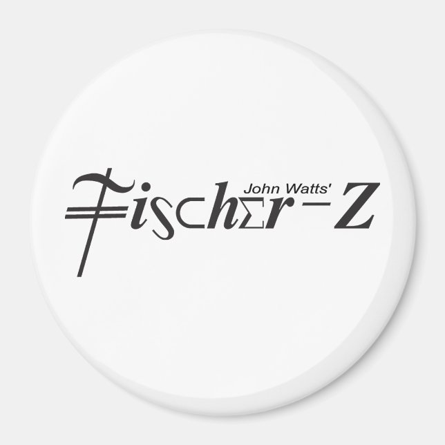 Íman Fischer-Z Magnet (Frente)