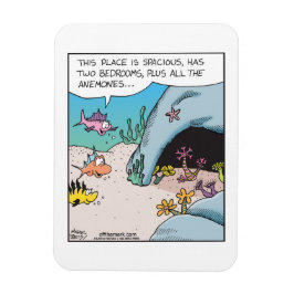 Íman Fish house hunting with all the anemones Magnet 