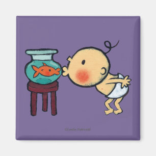 Íman Fishbowl Kisses Orange Goldfish