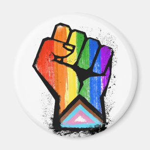 Íman Fist do Orgulho de Progresso