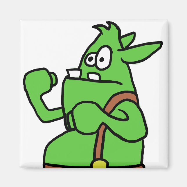 Íman Fisticuff do Gobbler do Wizard101 (Frente)