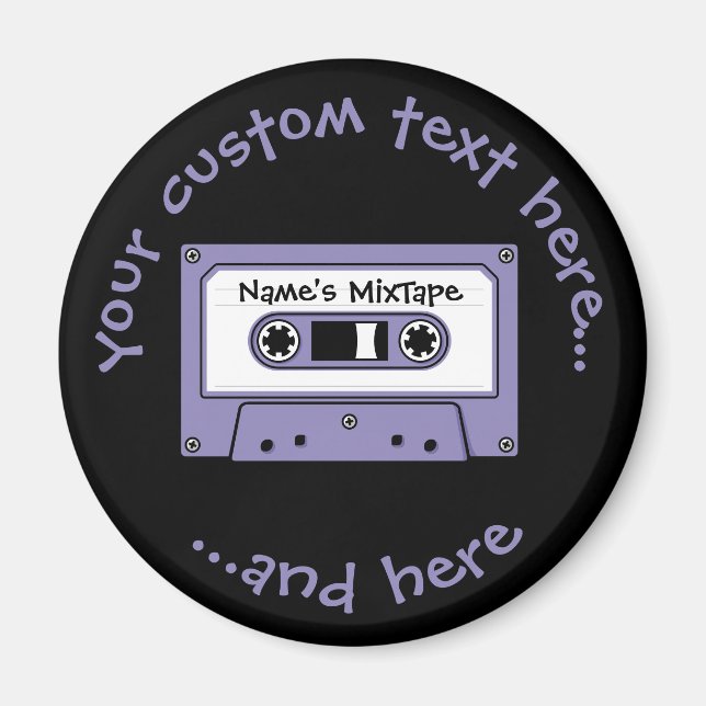 Íman Fita Cassete de Áudio (Frente)