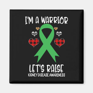 Íman Fita de consciência da doença renal Eu sou Vamos d