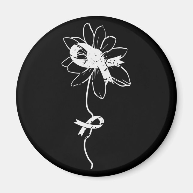 Íman Fita de consciência do Cancer pulmonar (Frente)