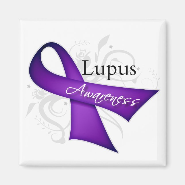 Íman Fita de Sensibilização do Lupus (Frente)
