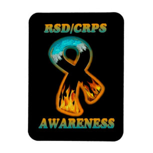 Íman Fita do fogo & do gelo da CONSCIÊNCIA de RSD/CRPS