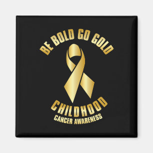 Íman Fita Dourada de Consciência do Cancer Infantil