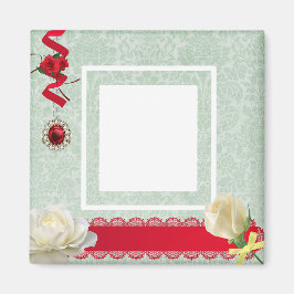 Íman Fita Vermelha Elegante Torna Seu Próprio Magneta