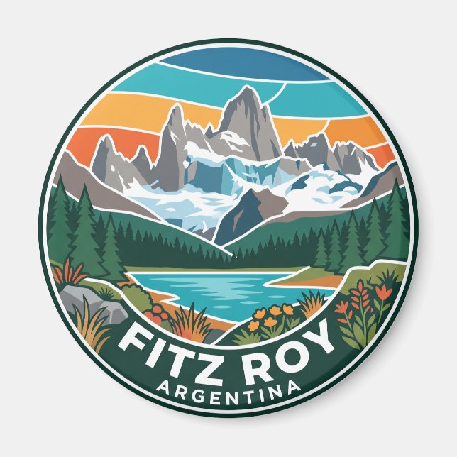 Íman Fitz Roy Argentina (Frente)