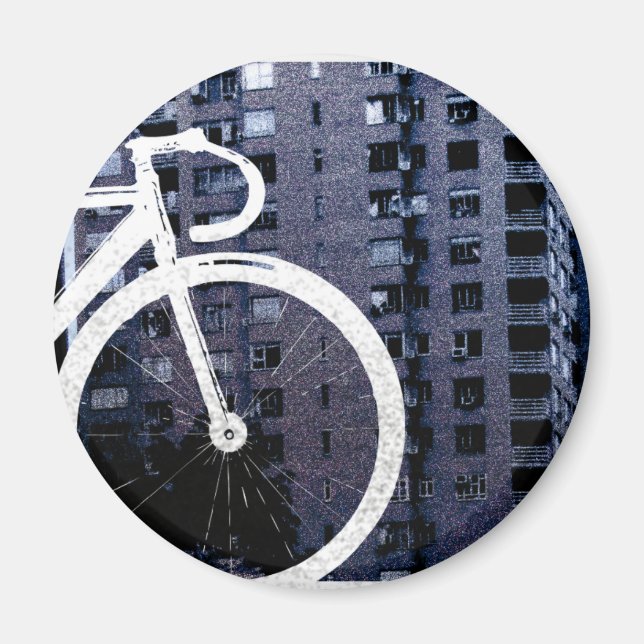 Íman Fixo - Azul de Boston (Frente)