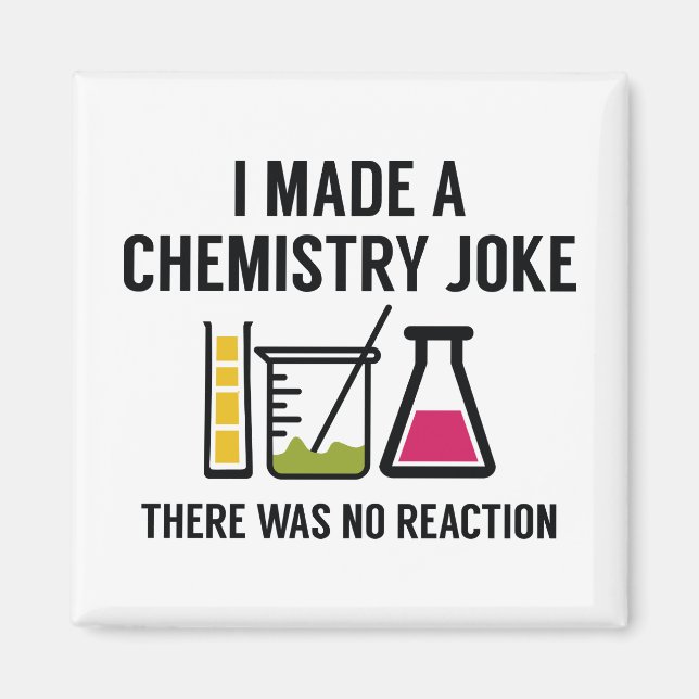 Íman Fiz Uma Piada De Química (Frente)