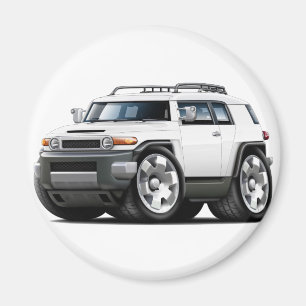 Íman Fj Cruiser White Car