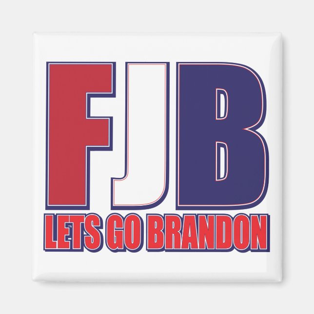 Íman FJB — Lets-Go-Brandon (Frente)
