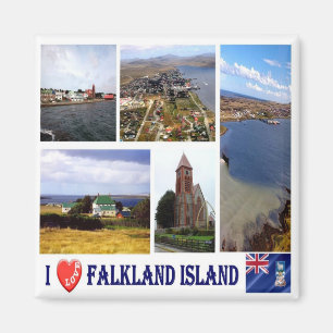 Íman FK - Ilhas Falkland - Port Stanley - I Love