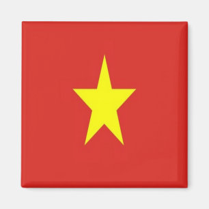 Íman FLAG VIETNAMESE zVN001, Vietnã, Ásia, frigideira