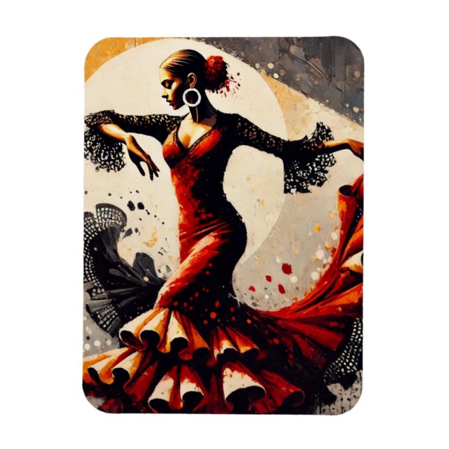 Íman Flamenco Dancer (Vertical)