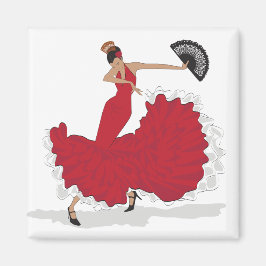 Íman Flamenco Dancer Magnet