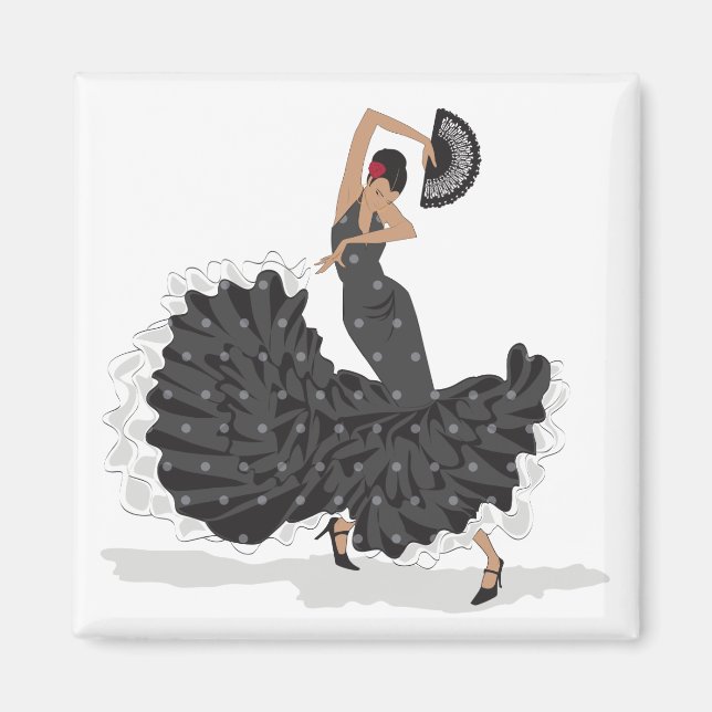 Íman Flamenco Dancer Magnet (Frente)
