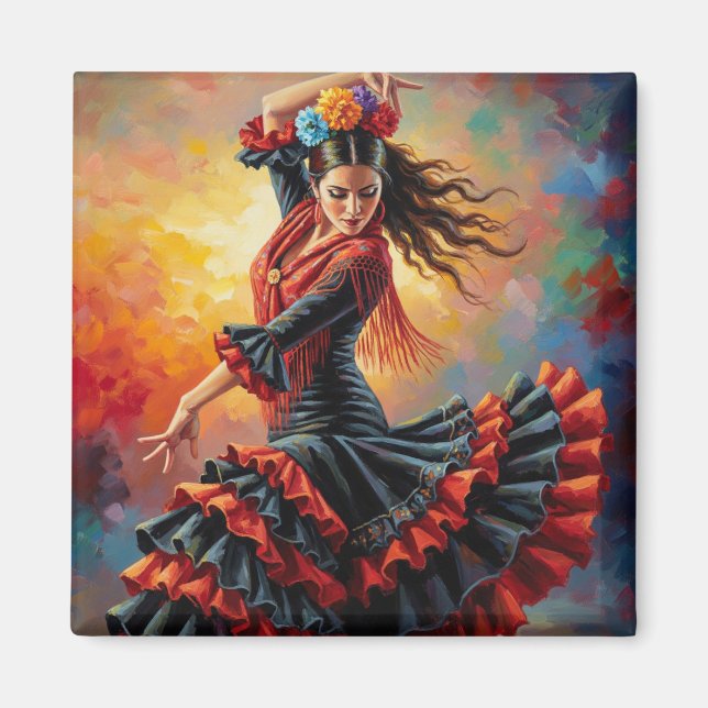 Íman Flamenco Dancer Seville Espanha (Frente)