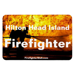 Íman Flames Flexíveis do Bombeiro da Ilha Hilton Head