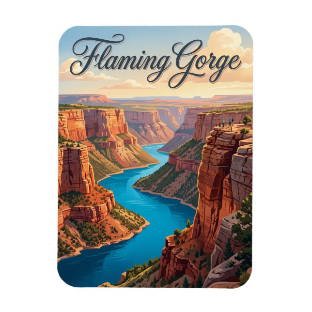 Íman Flaming Gorge Utah (Vertical)