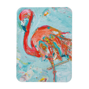 Íman Flamingo brilhante