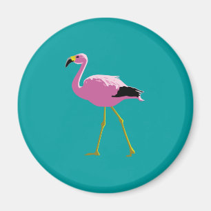 Íman Flamingo cor-de-rosa