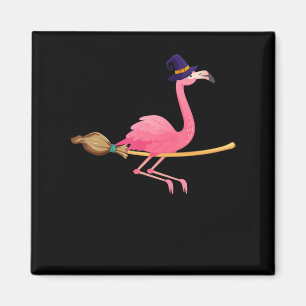Íman Flamingo   Feiticeiro Flamingo Engraçado Halloween