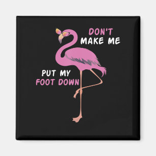 Íman Flamingo Flamingo Com Óculos Não Me Faça Colocar