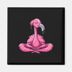 Íman Flamingo Meditação Budista Zen Buda Yoga Espiritua