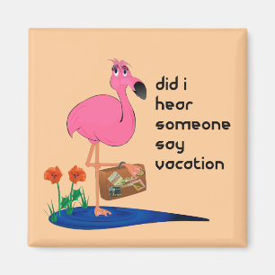 Íman Flamingo no ímã das férias
