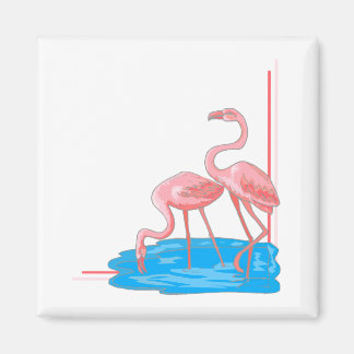 Íman Flamingo Pair