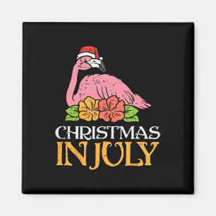 Íman Flamingo Papai Noel Natal Em Julho Verão Xmas Home