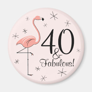 Íman Flamingo Pink 40 e Fabuloso!ímã