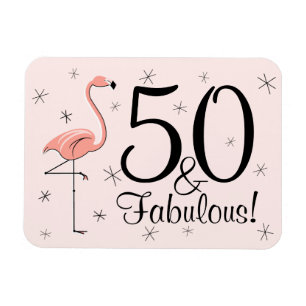 Íman Flamingo Pink 50 e ímã fabuloso flexível