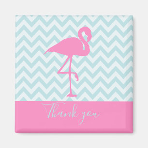 Íman Flamingo Rosa Moderno, Obrigado