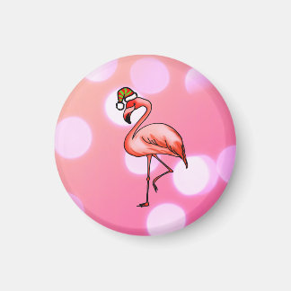 Íman Flamingo Rosa Natal Tropical Feriado